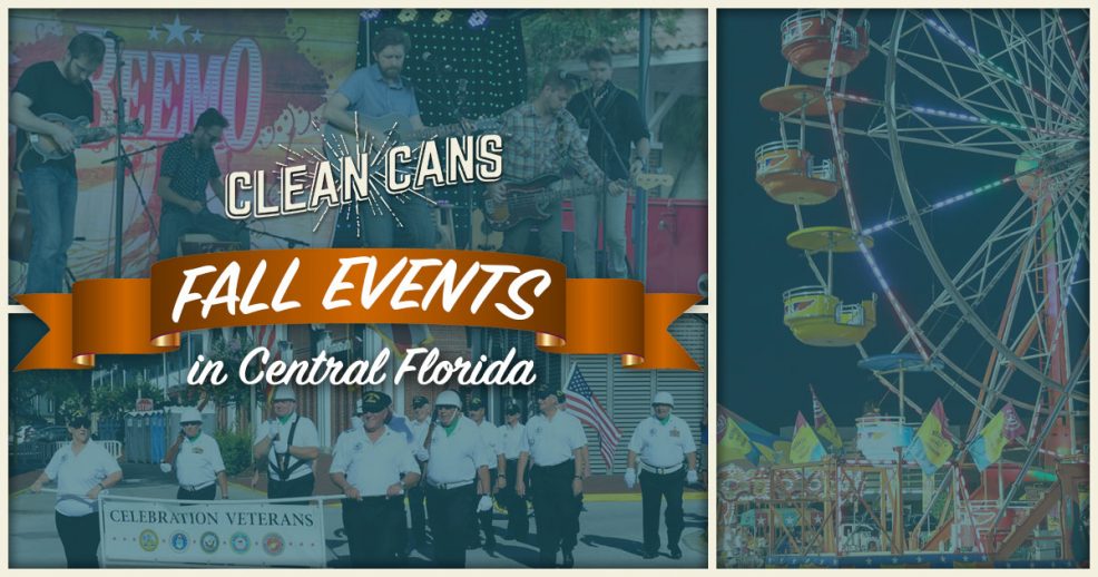 Fall Events In Central Florida | Clean Cans Is Your Neighborhood Trash Can Cleaning Service, Serving Residential And Commercial Customers In Central Florida! Sign Up Online Today!