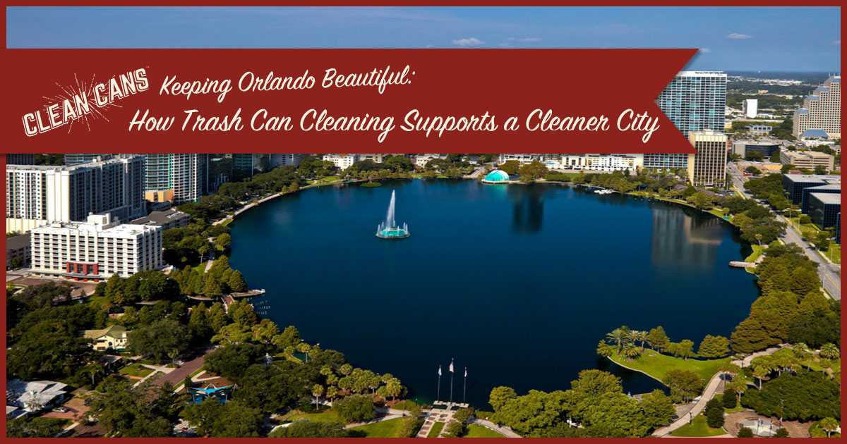 Featured image for “Keeping Orlando Beautiful: How Trash Can Cleaning Supports a Cleaner City”