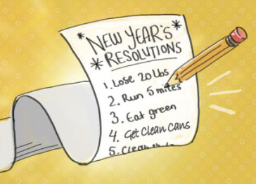 New Year’s Resolutions | Clean Cans Is Your Neighborhood Trash Can Cleaning Service, Serving Residential And Commercial Customers In Central Florida! Sign Up Online Today!
